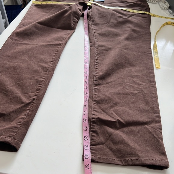Democracy Plus Size Straight Leg Colored Jeans Chocolate Brown Size 16W - Picture 8 of 10